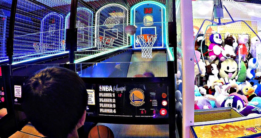 hack basketball arcade machine